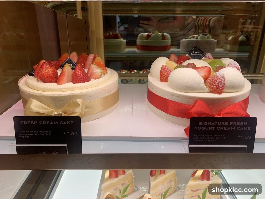 Cakes on Display