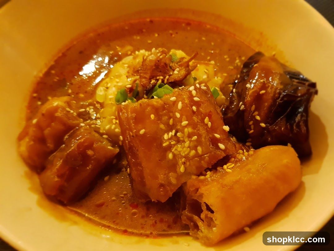 Braised Eggplant and Fried Dough Sticks