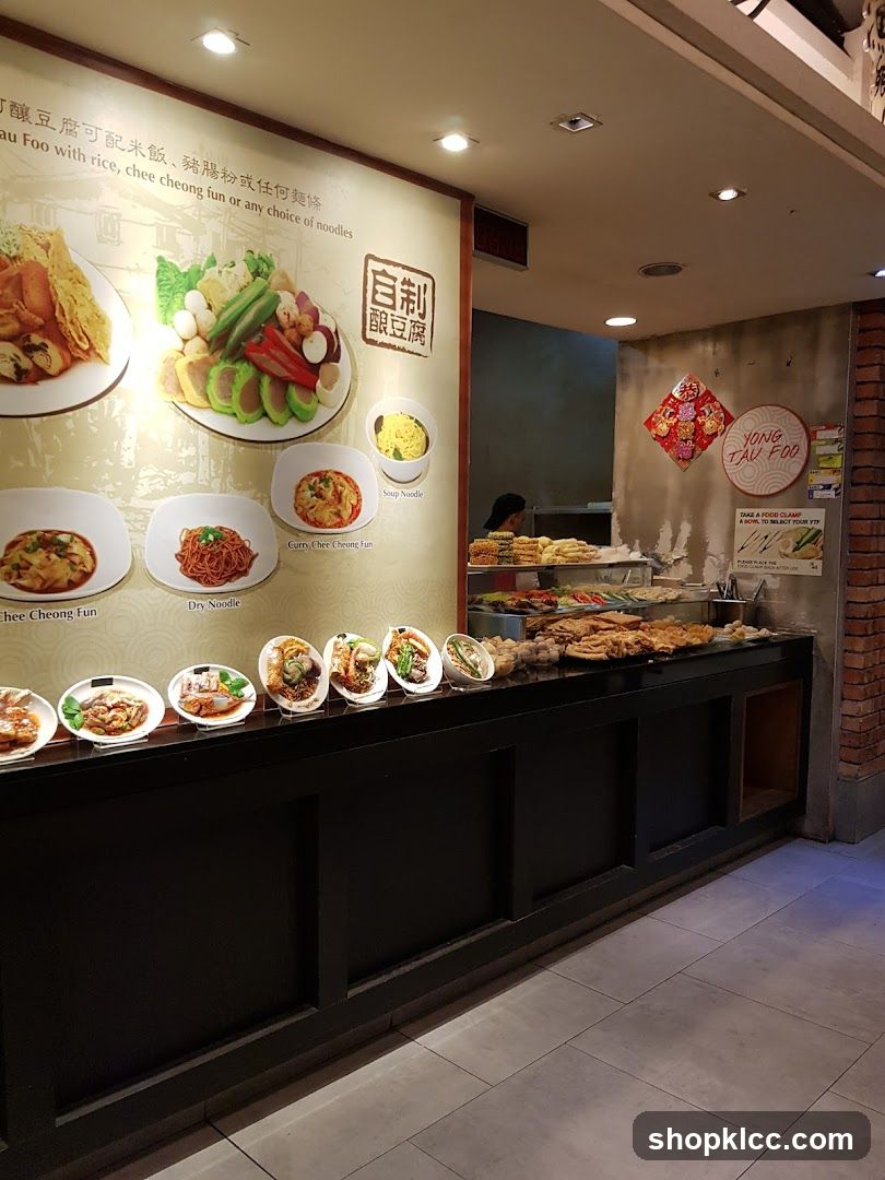 Yong Tau Foo Display
