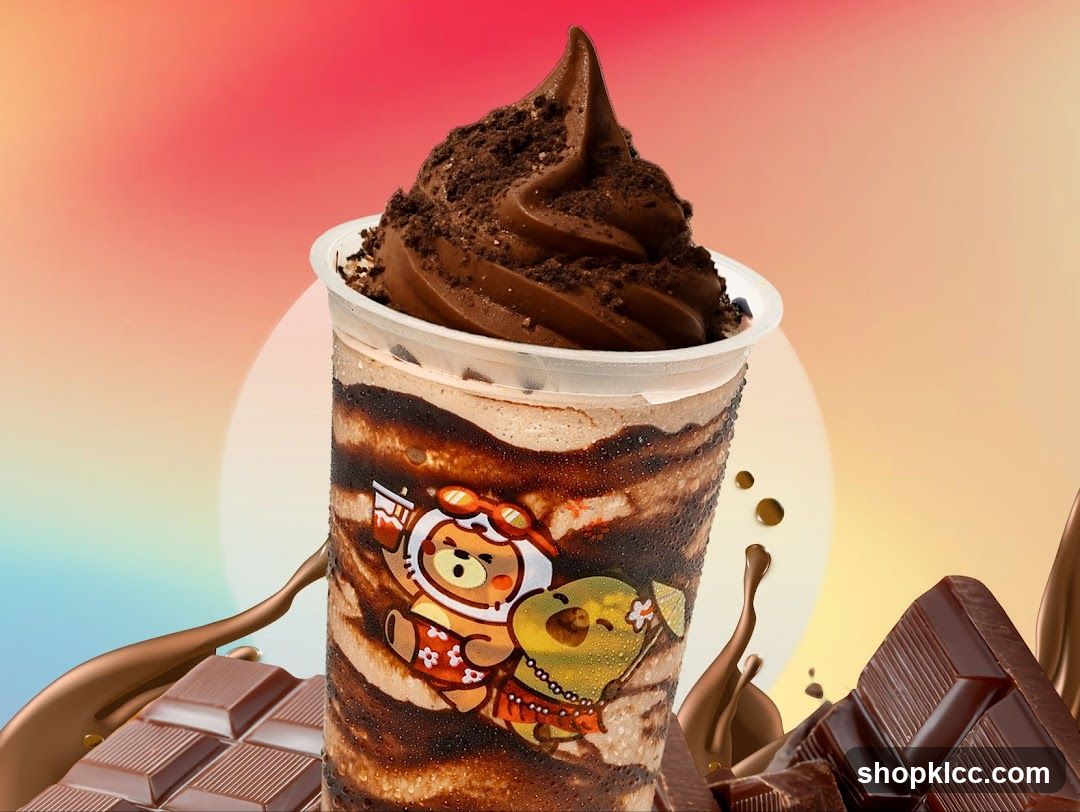 Chocolate Drink with Toppings