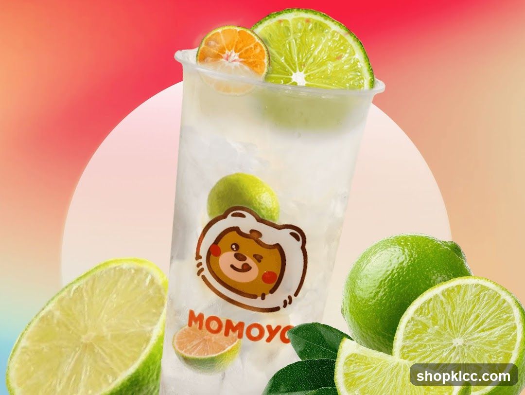 Lime Drink with Brand Logo