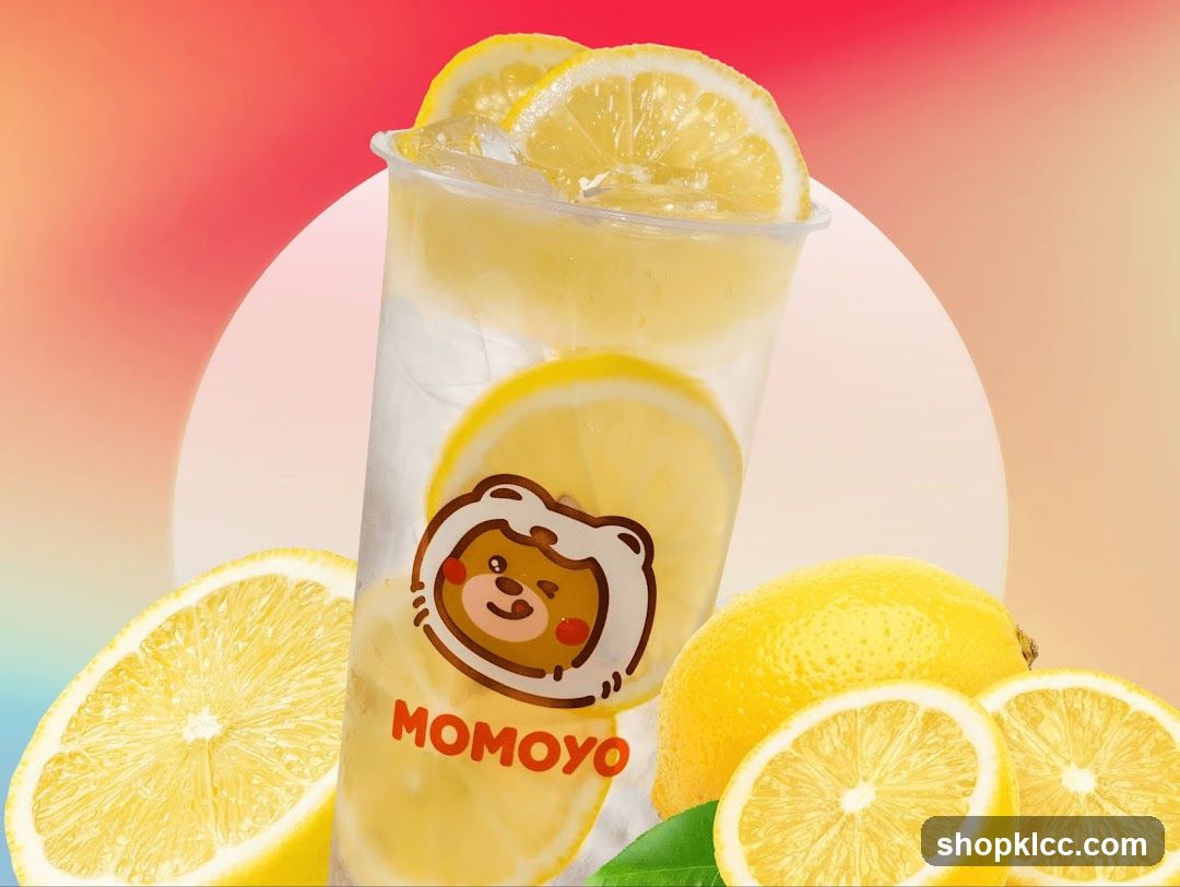 Lemon Drink with Bear Logo