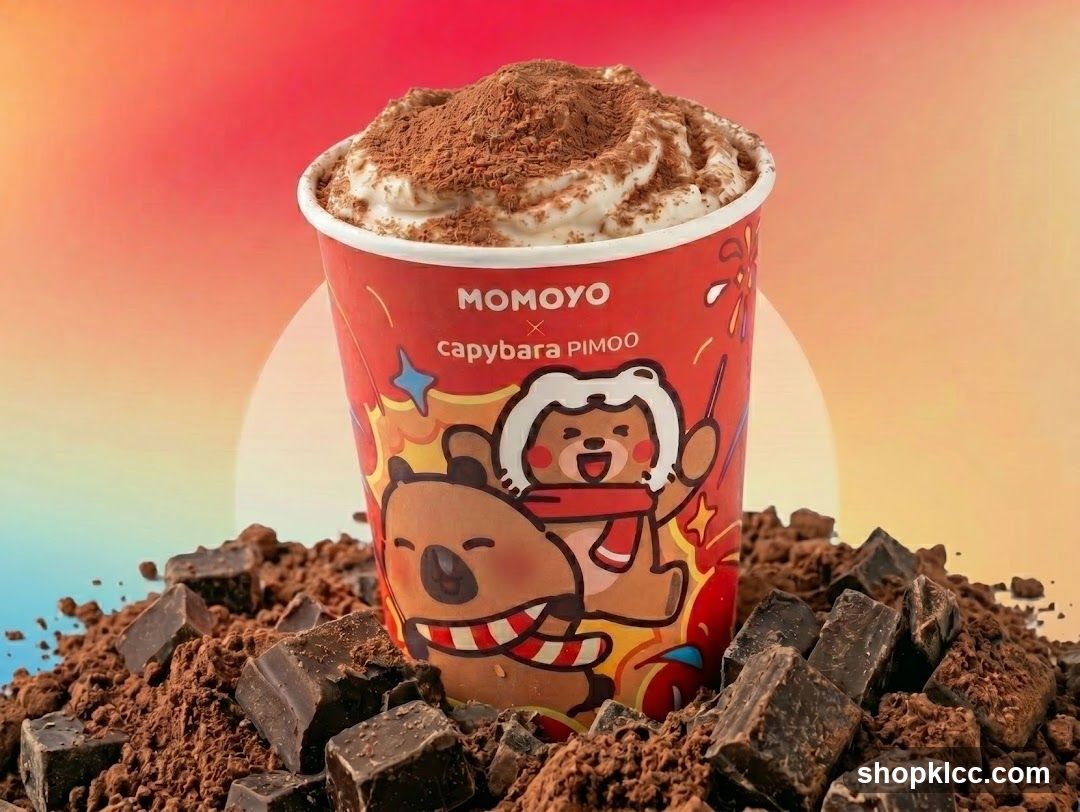Chocolate Drink with Whipped Cream and Cocoa Powder