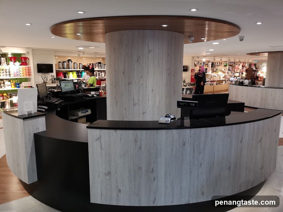 Store Interior with Checkouts
