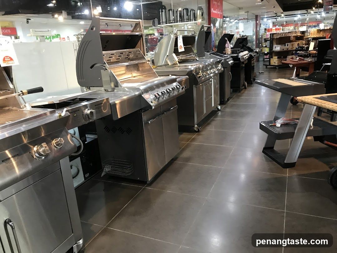 BBQ Grills on Display