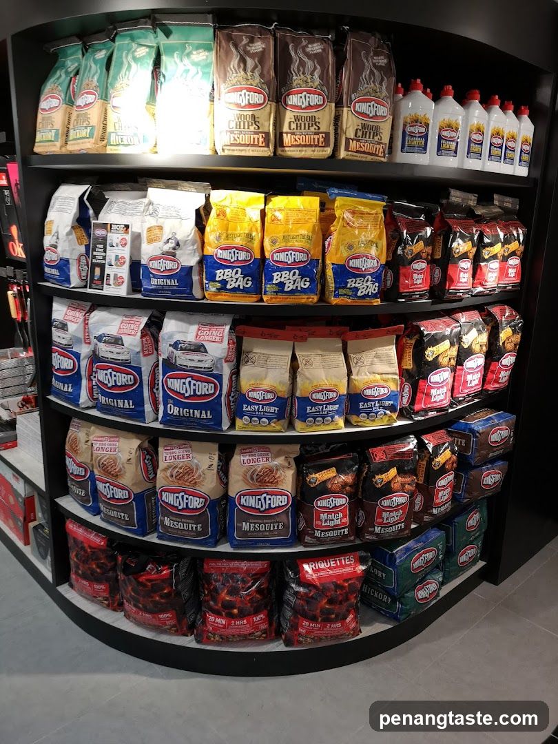 Charcoal and grilling supplies