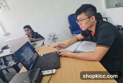 Students studying in a classroom
