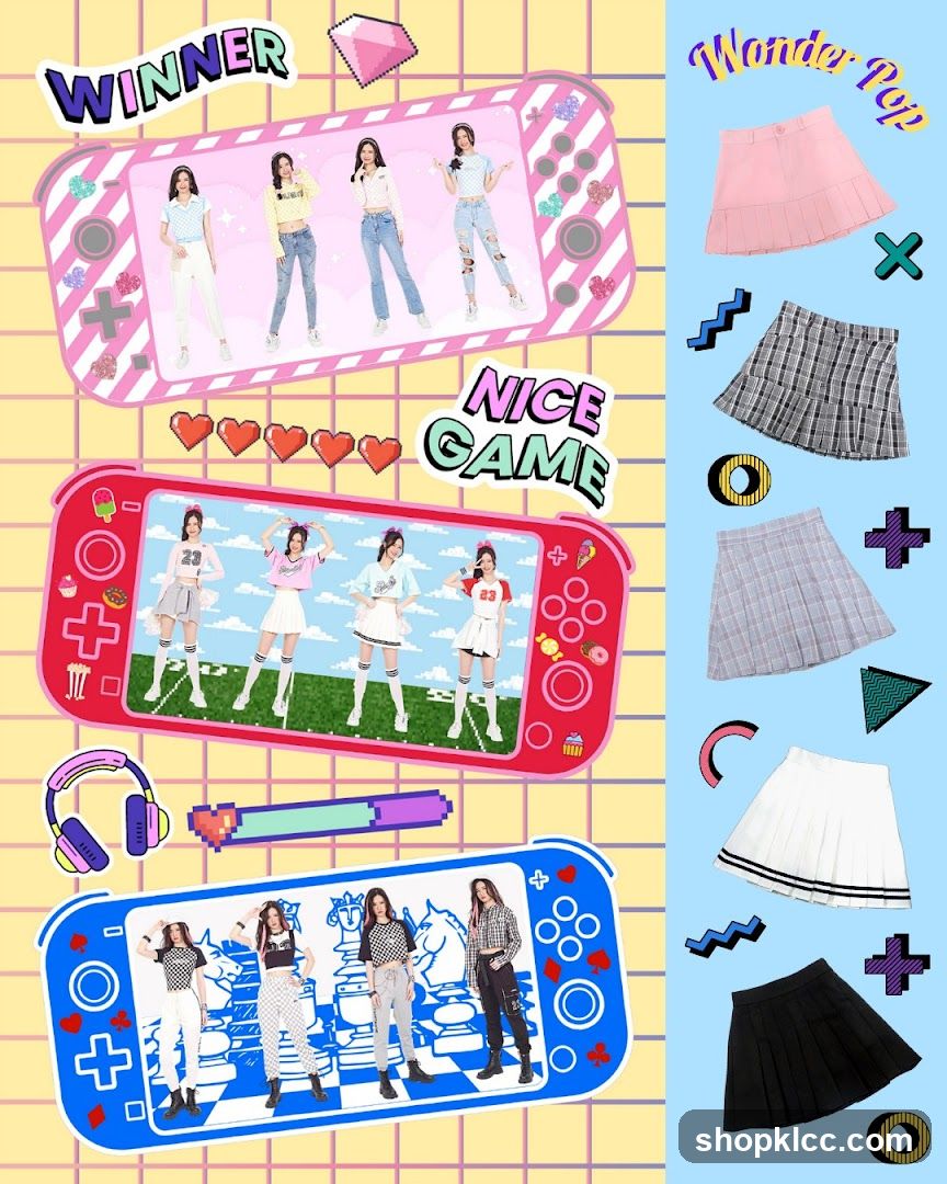 Fashion Game Collage