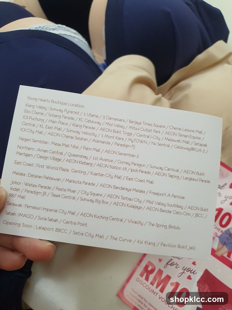 Young Hearts Boutique Locations and Discount Voucher