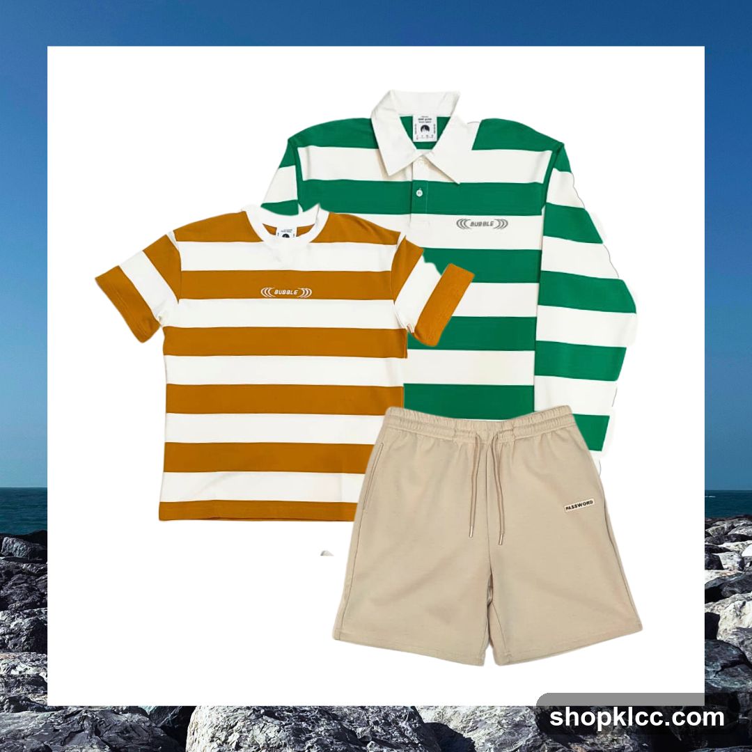 Striped Apparel and Shorts