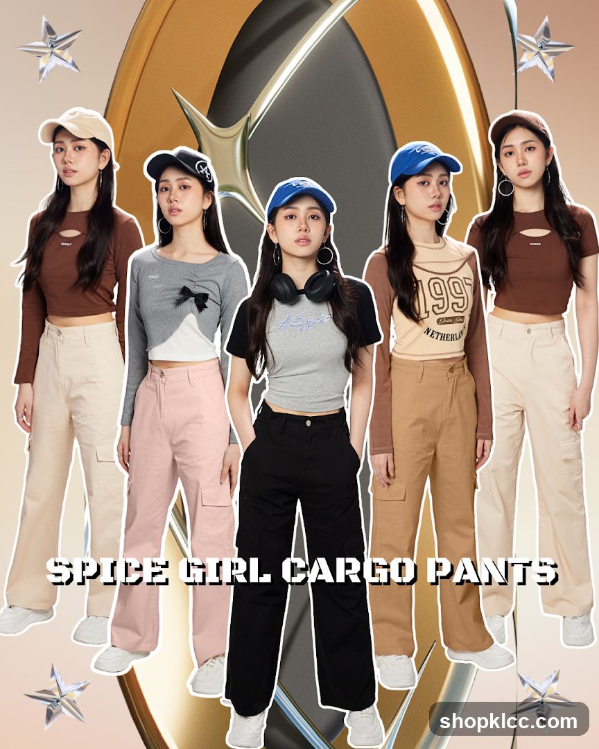 Spice Girl Cargo Pants Advertisement