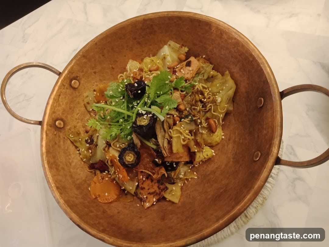 Stir-fried noodles with vegetables