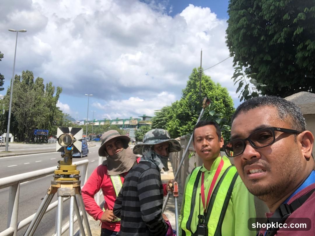 Surveyors posing for a selfie
