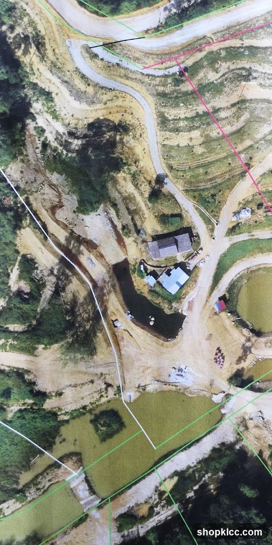 Aerial View of Construction Site