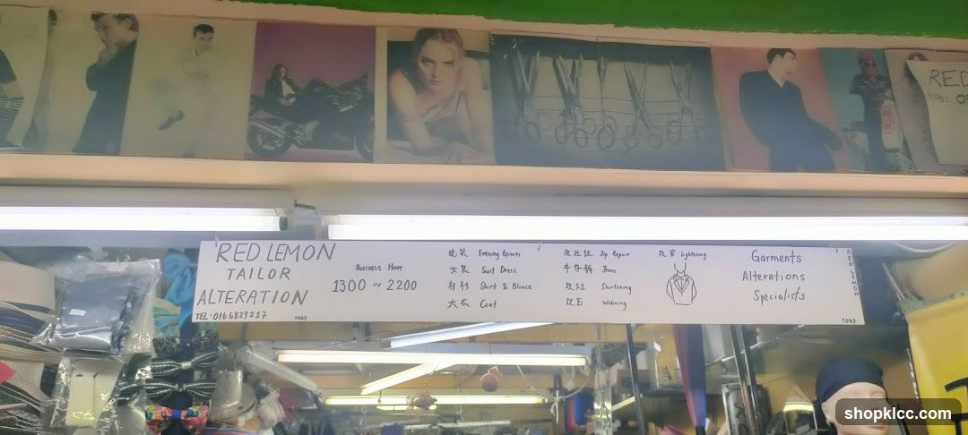 Tailor Shop Price List