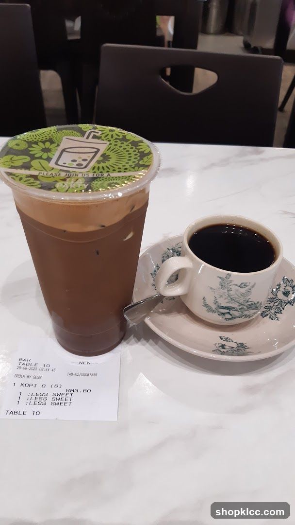 Beverages and Receipt