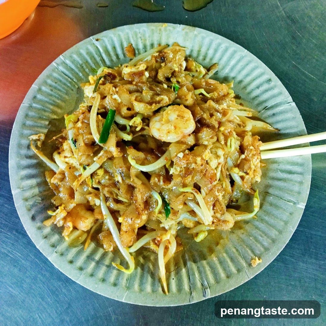 Plate of Stir-Fried Noodles