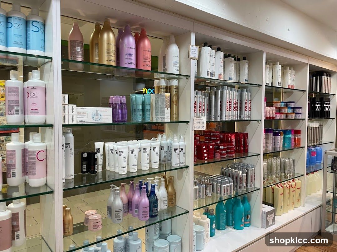 Hair Products on Shelves