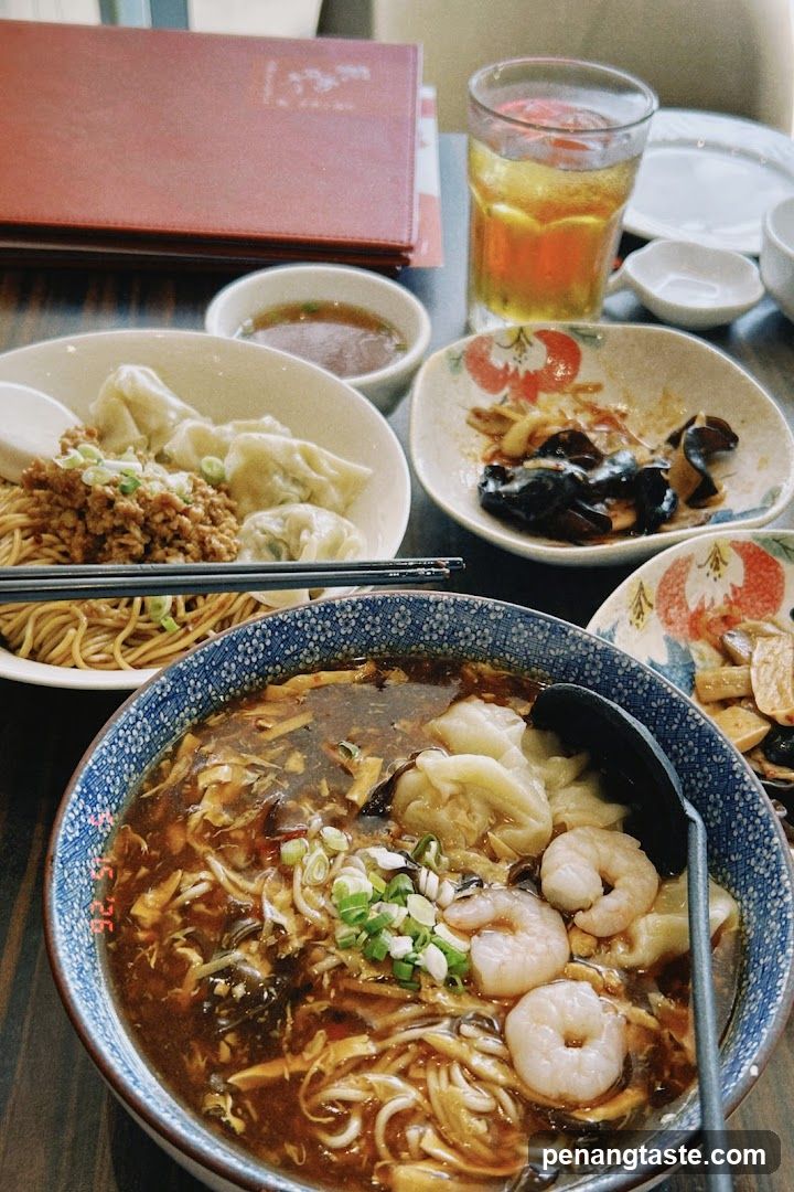 Noodle Soup and Side Dishes