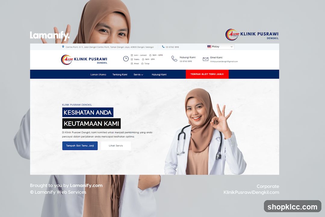 Klinik Pusrawi Dengkil Website