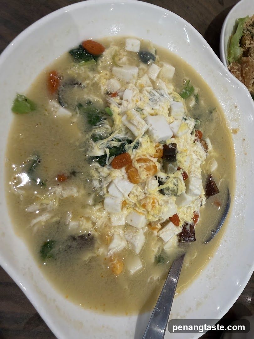 Tofu and Egg Drop Soup