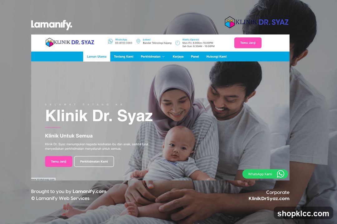 Klinik Dr. Syaz Website