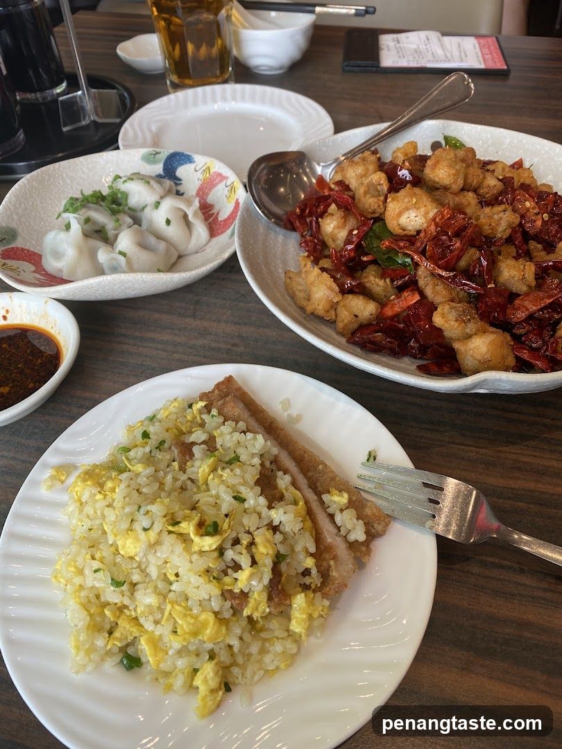 Chinese Food Spread