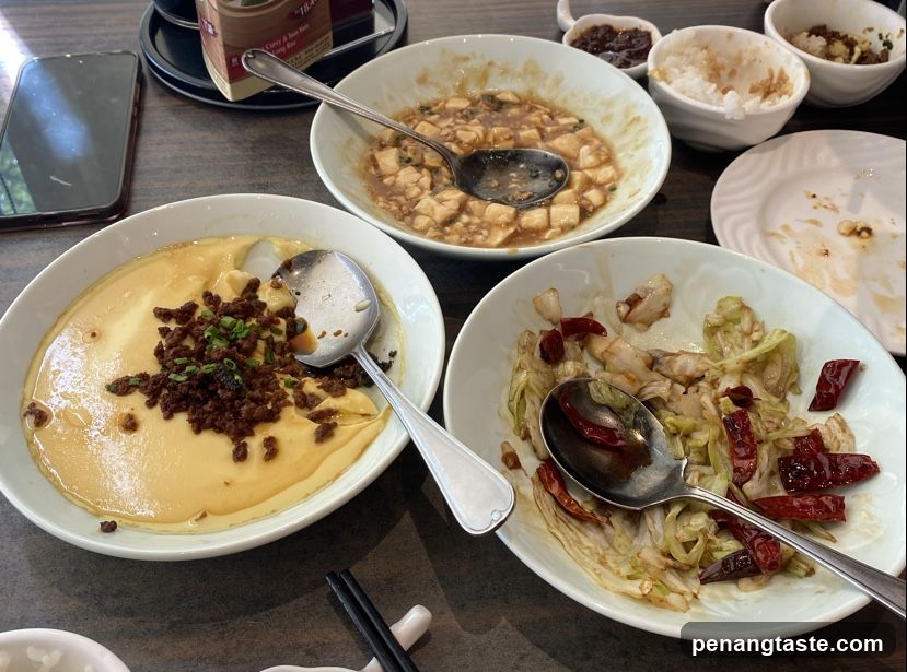 Dishes of Food