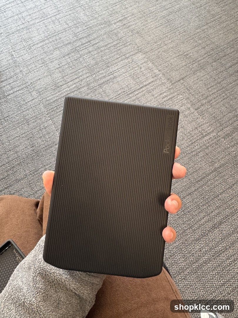 Black e-reader device