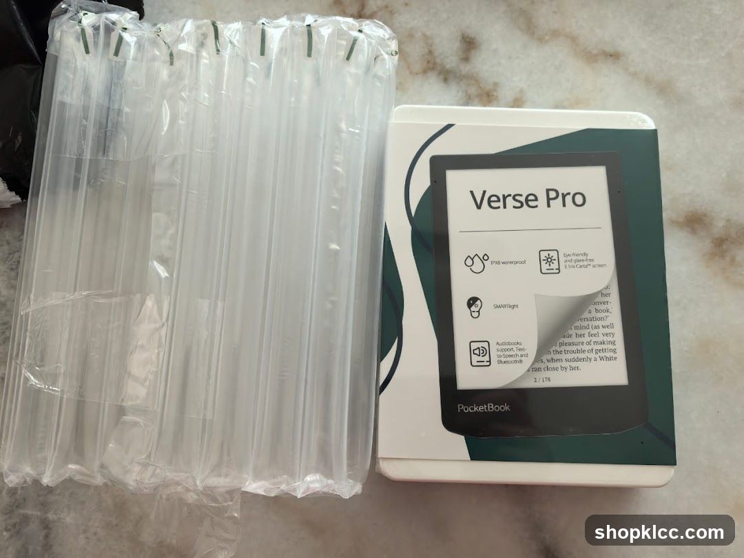 PocketBook Verse Pro E-reader Box