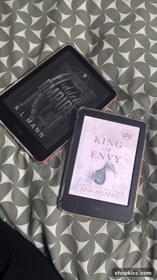 Two E-readers with Books