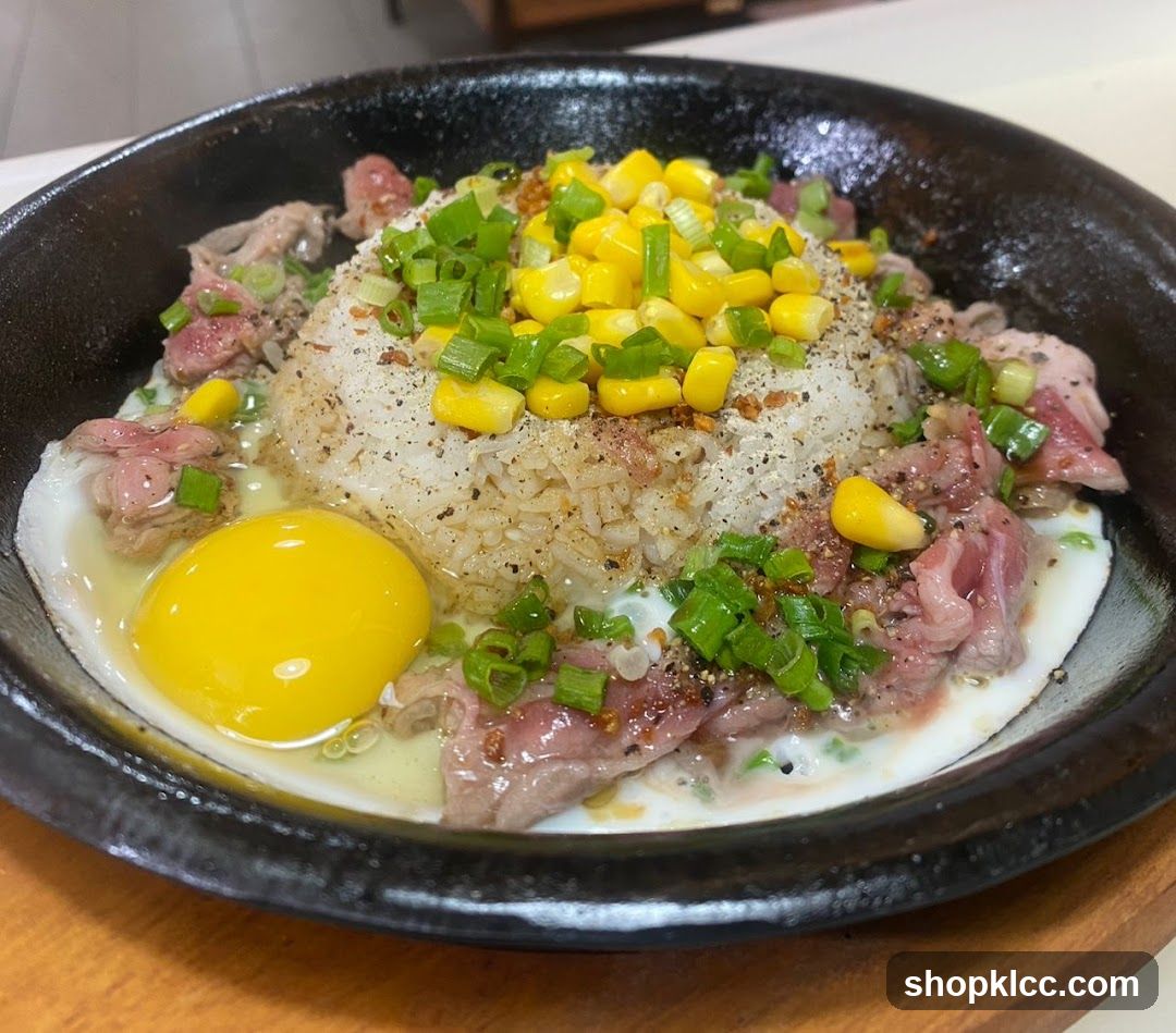 Sizzling Beef and Rice Bowl