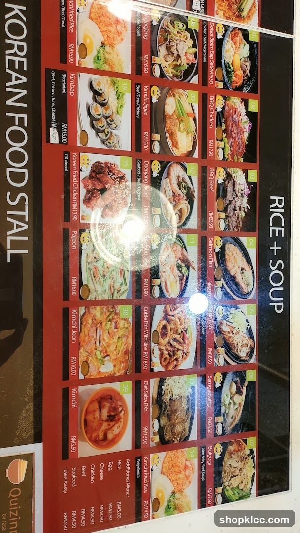 KOREAN FOOD STALL RICE + SOUP