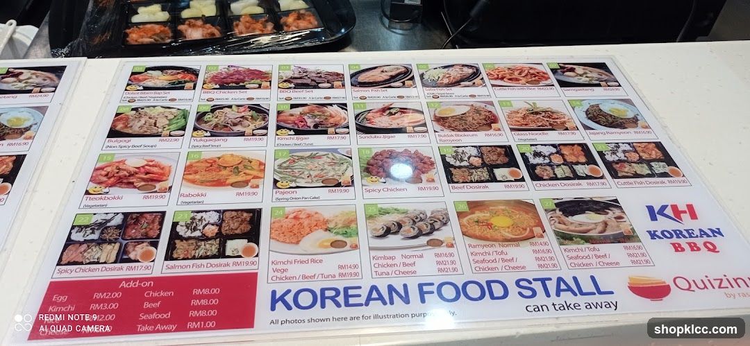 KOREAN FOOD STALL