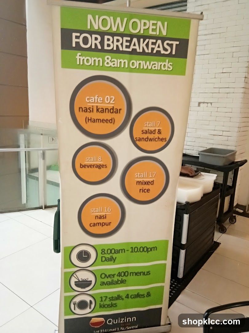 Quizinn Now Open For Breakfast Banner