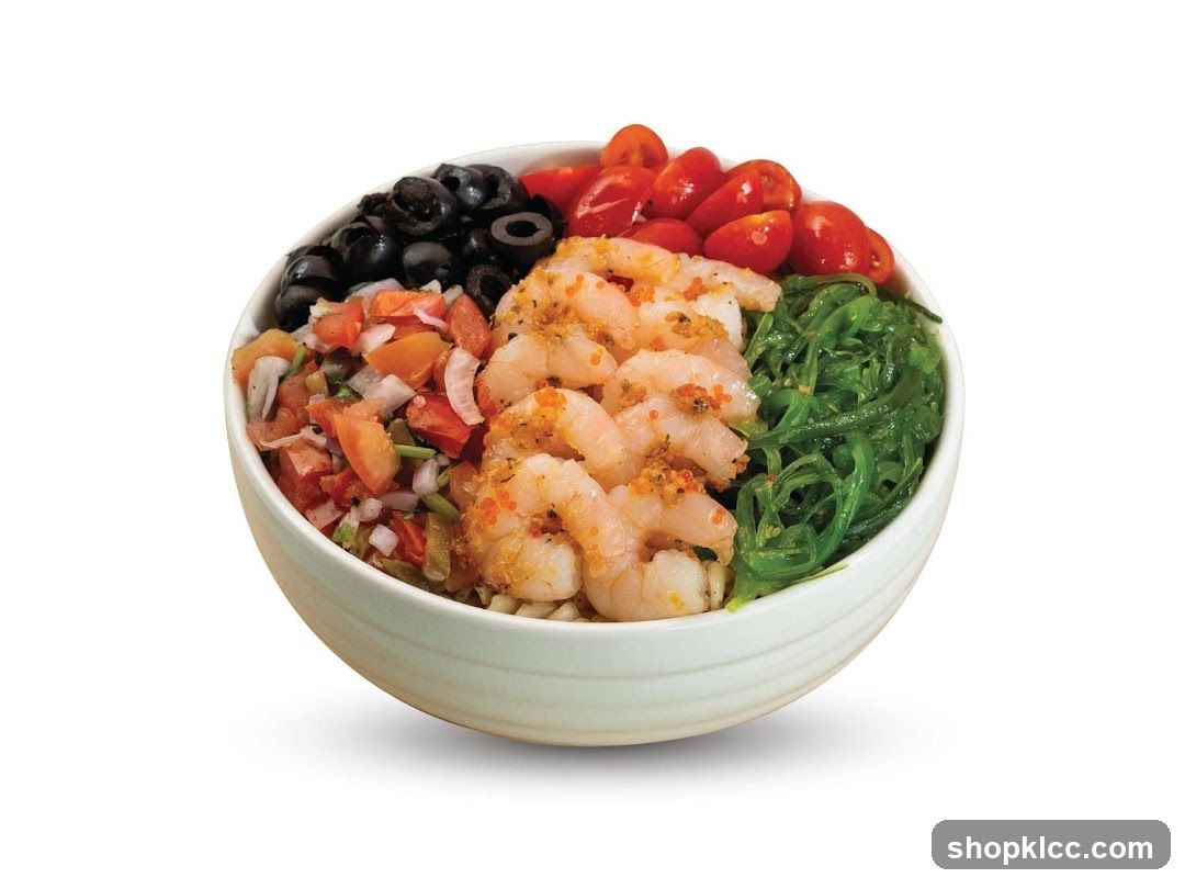 Shrimp Bowl with Salsa and Greens