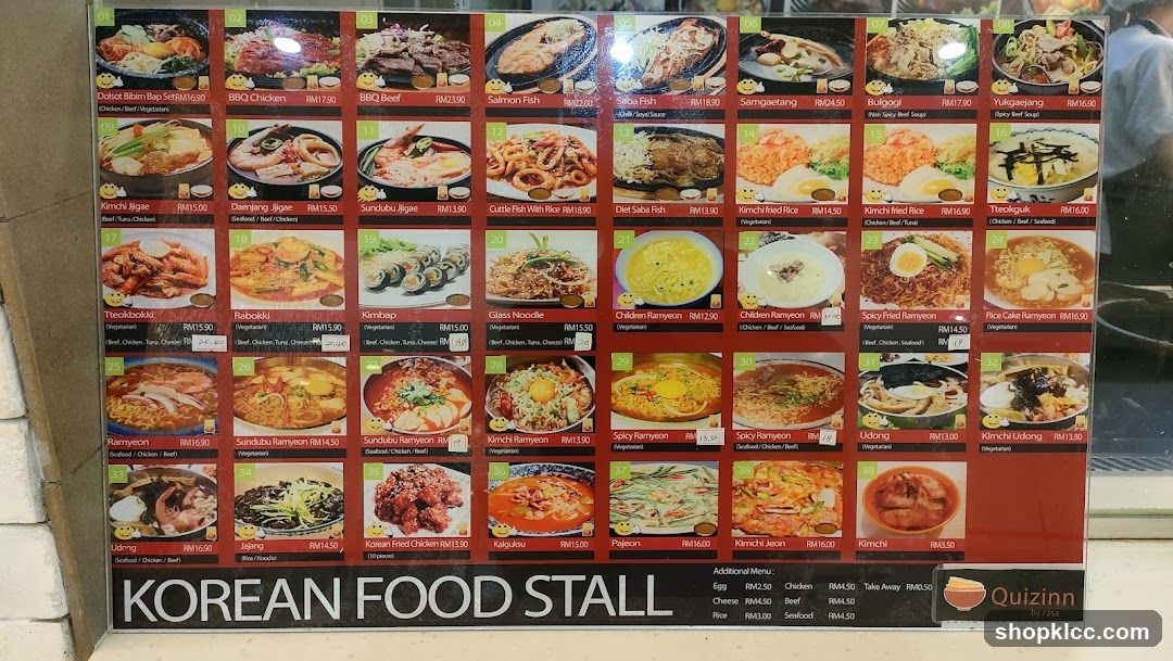 KOREAN FOOD STALL