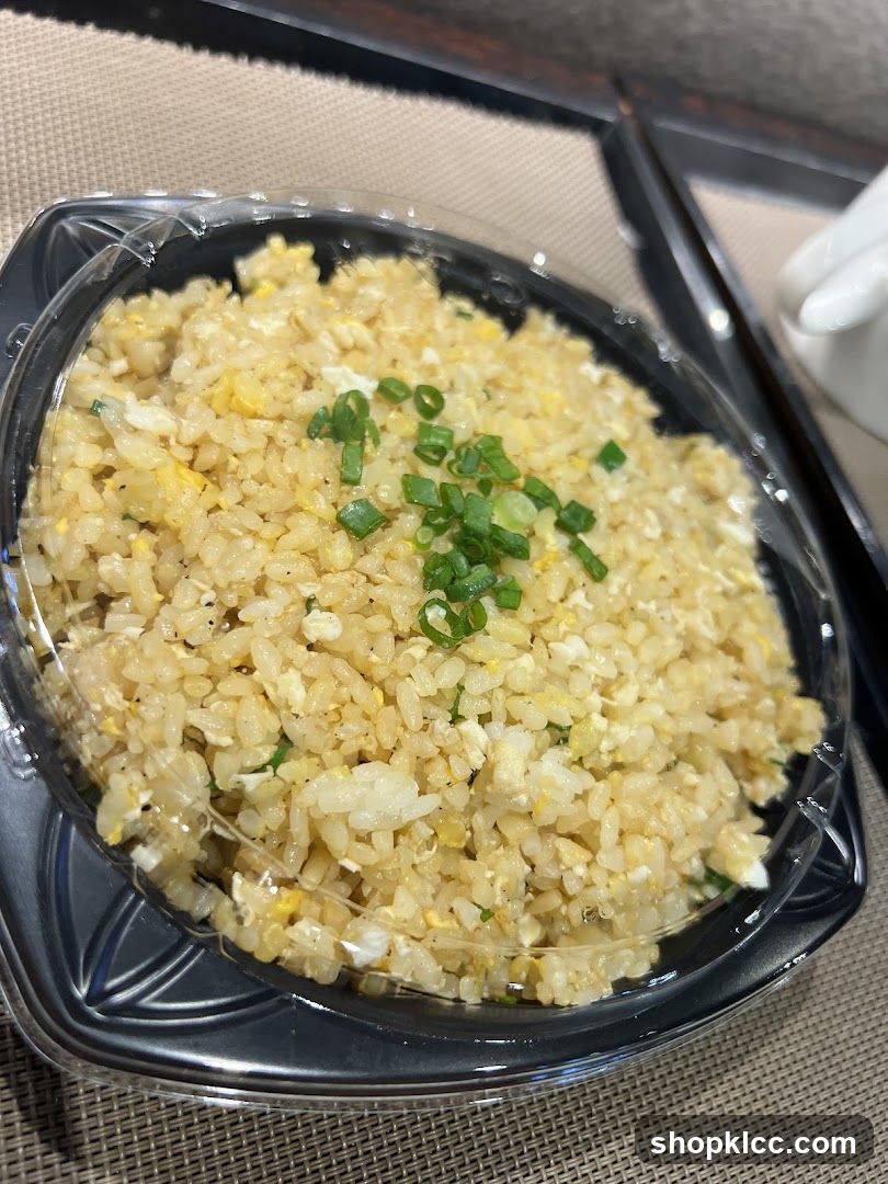 Fried Rice in Takeout Container