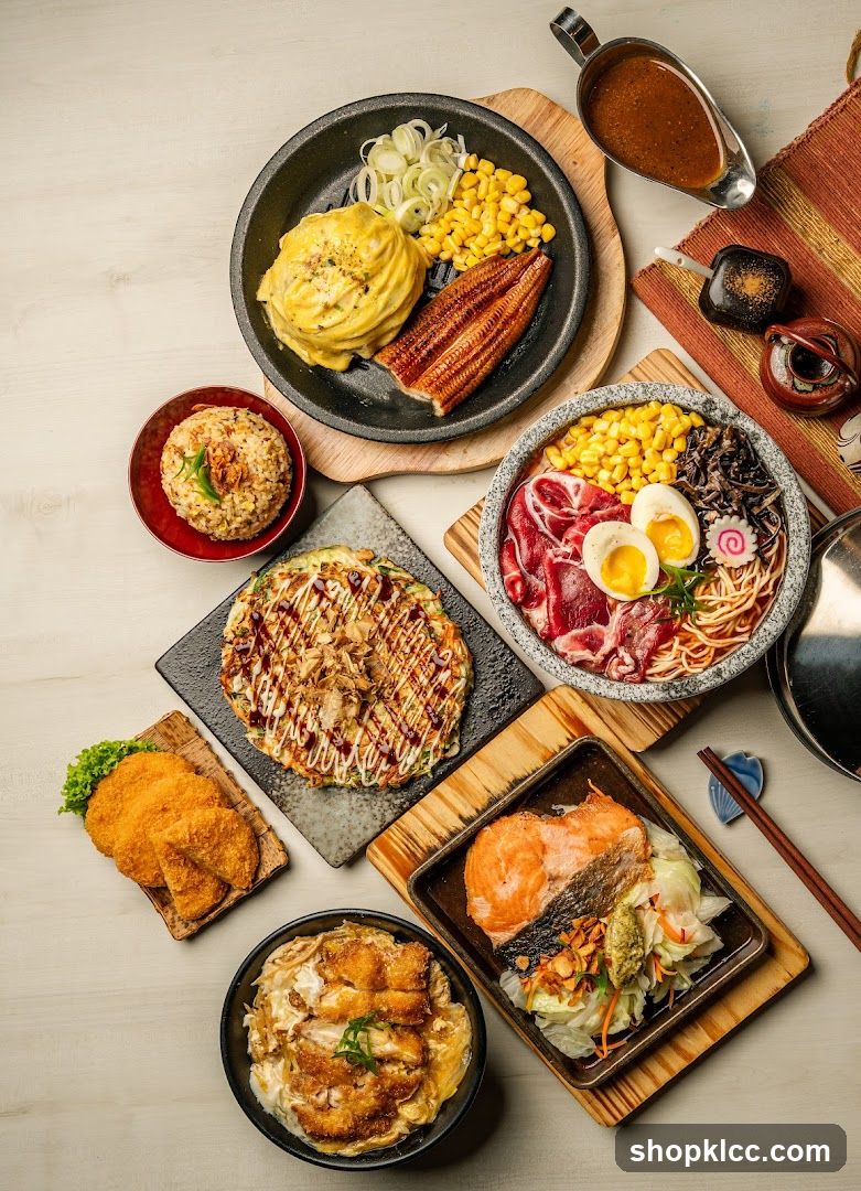 Japanese Food Spread
