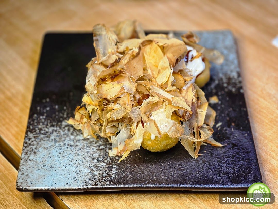 Takoyaki with Bonito Flakes
