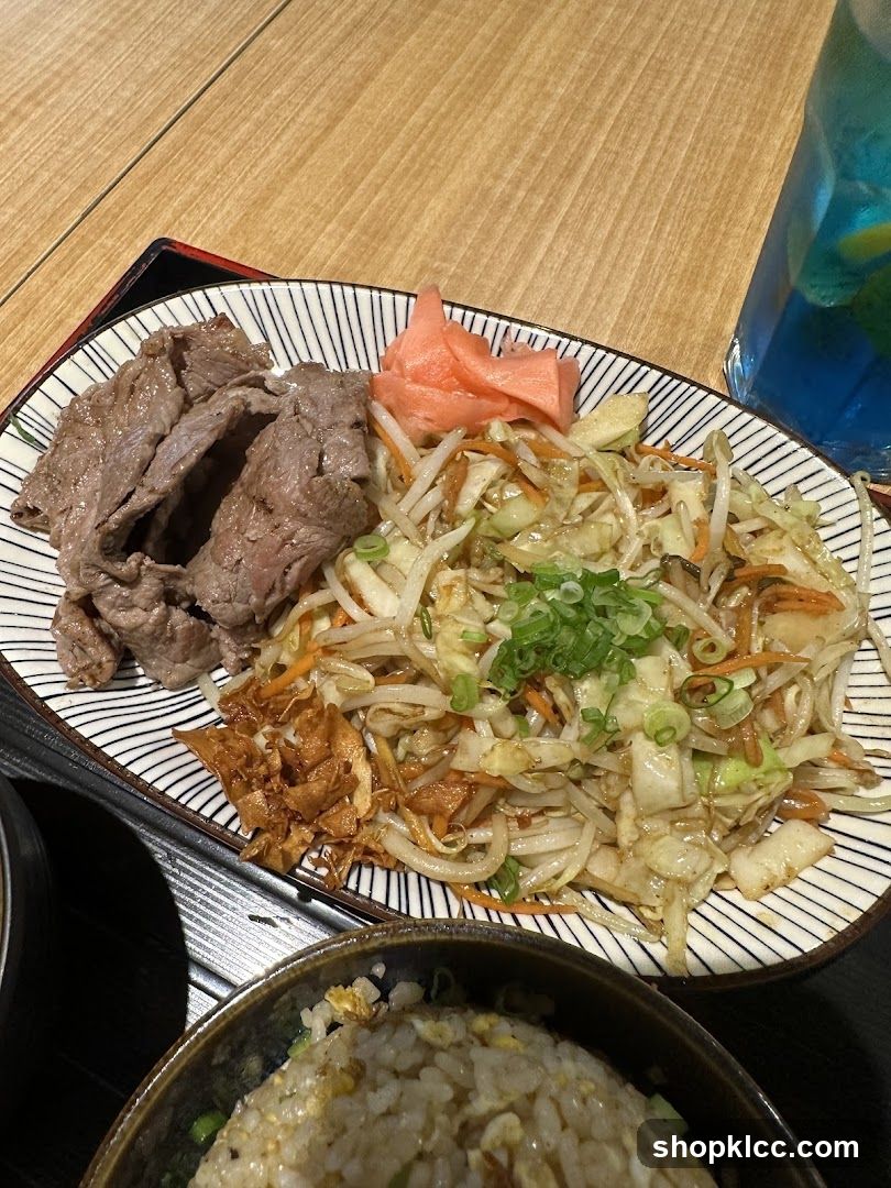 Beef and Vegetable Stir-fry with Fried Rice