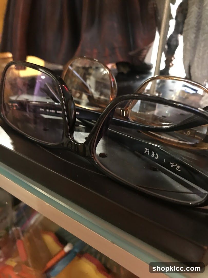 Eyeglasses on Display