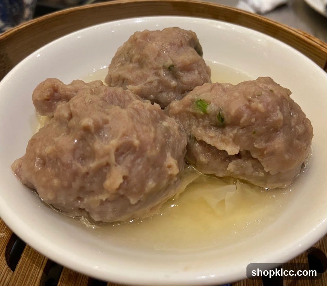 Steamed Meatballs