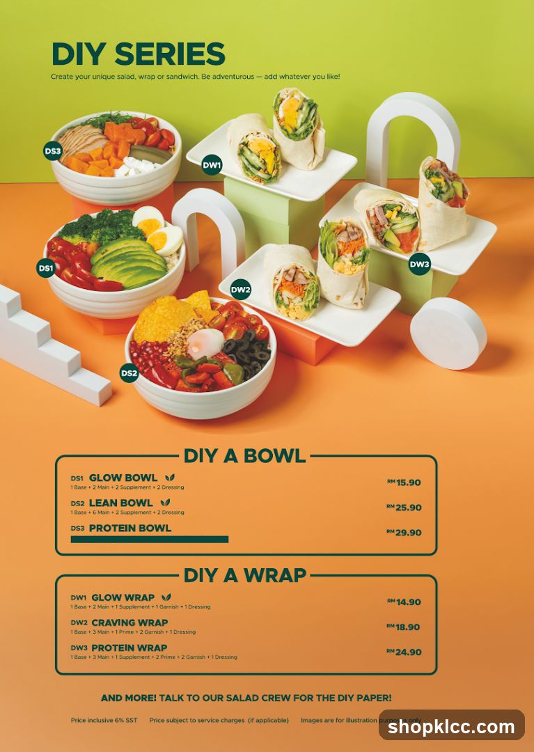DIY Series Menu Display