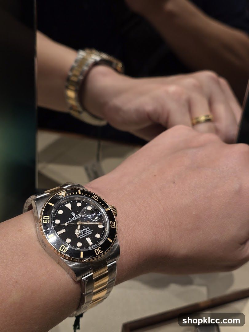 Rolex Watch on Wrist