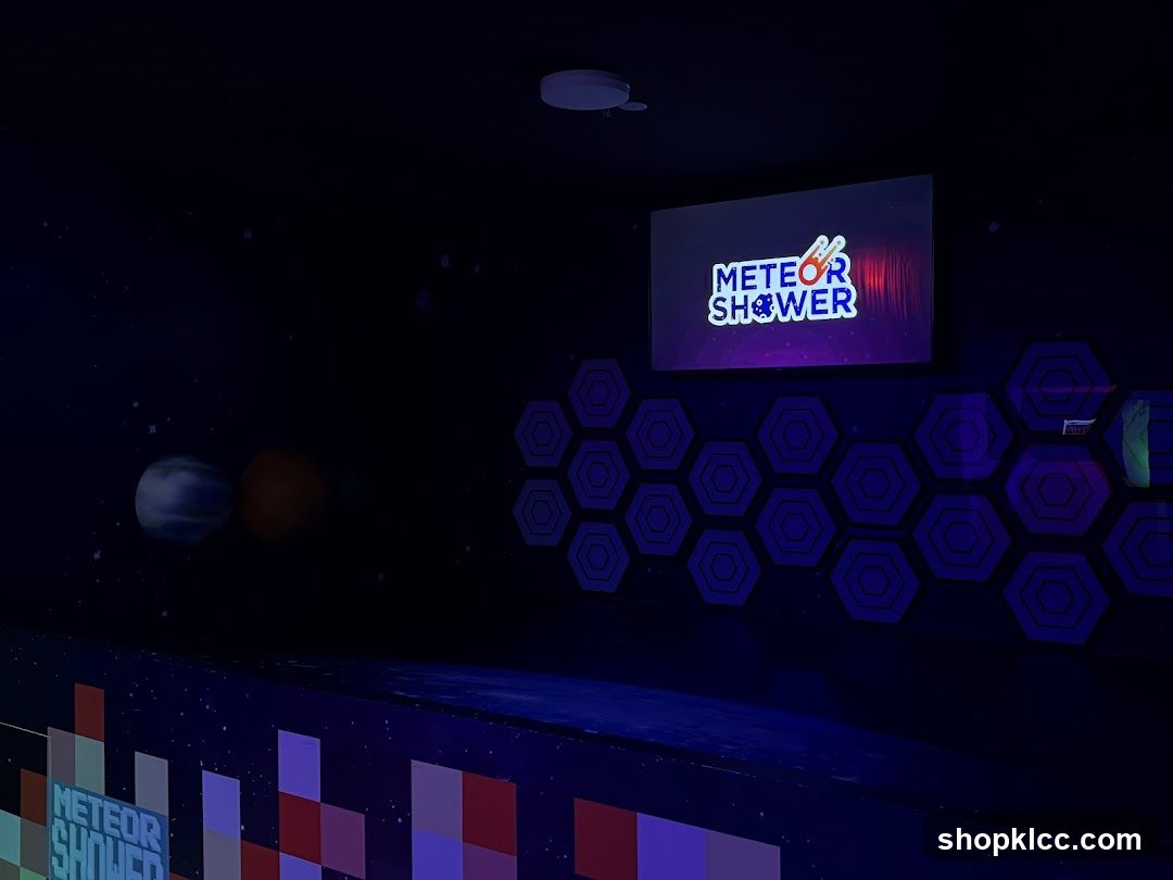 Meteor Shower Arcade Game Area