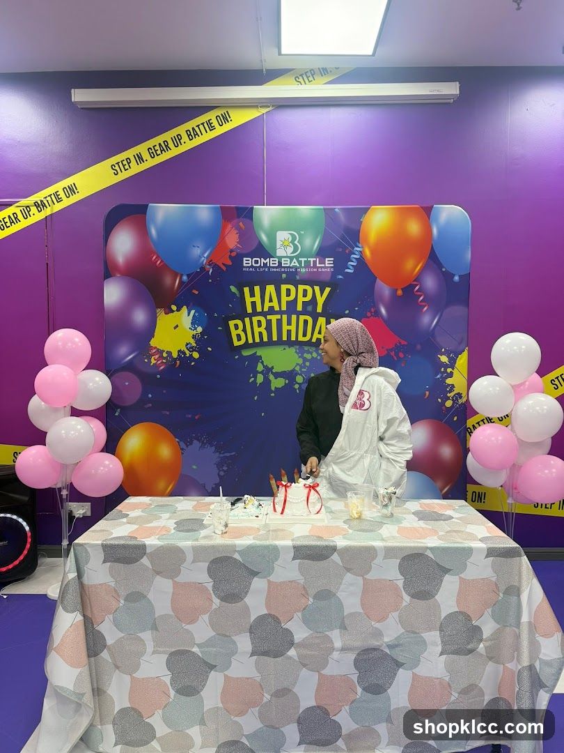 Birthday Celebration at Bomb Battle