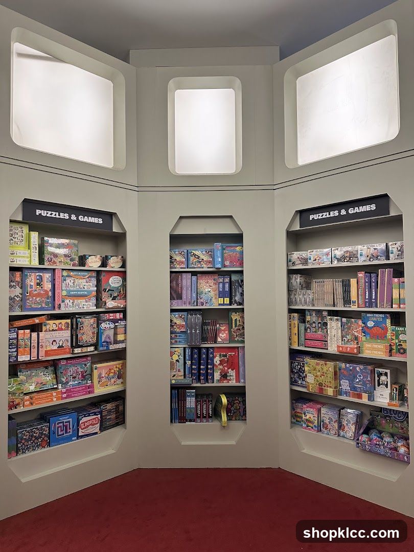 Puzzles and Games Display