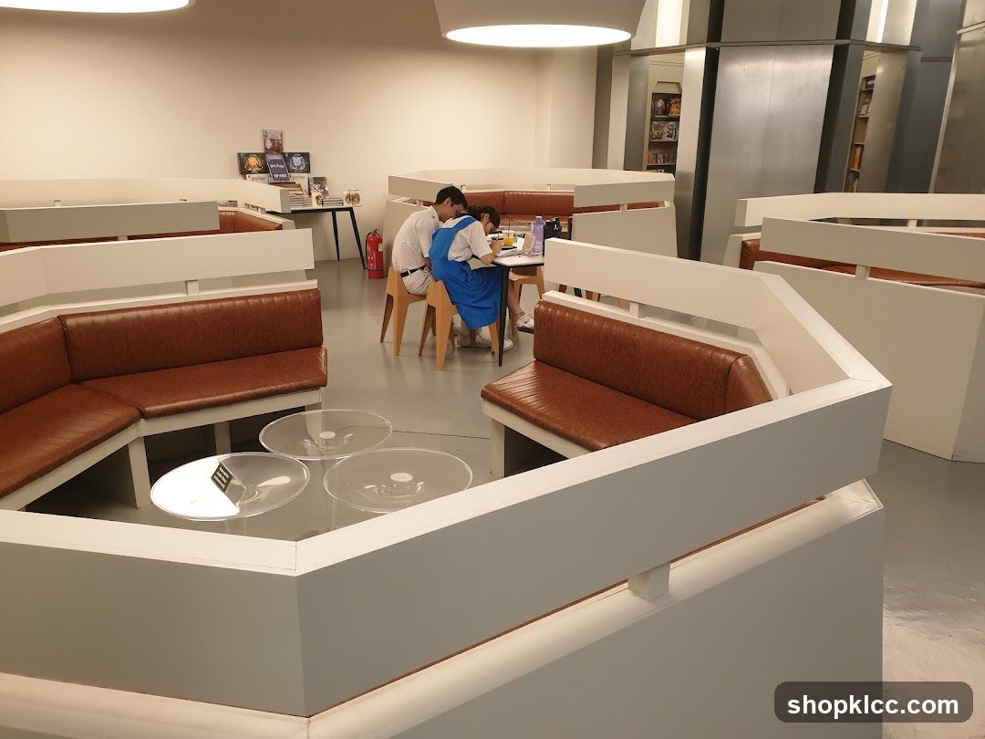 Modern Library Cafe Seating
