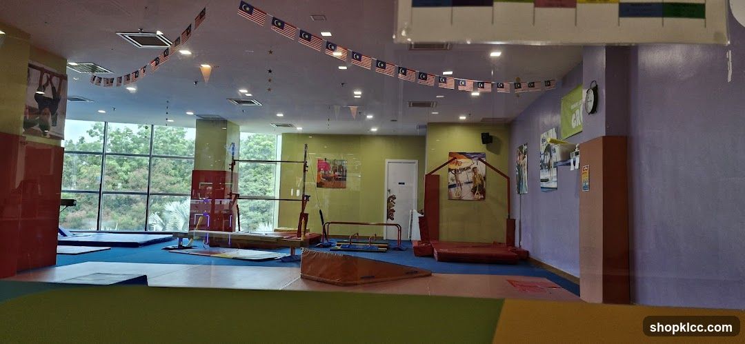 Gymnastics training area